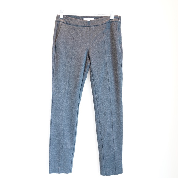 CAbi #967 Audrey Charcoal Grey Ponte Stretch Side Zip Pants Size 4 EUC - Picture 3 of 5